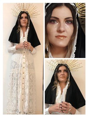 Virgenes de Madonna concurso maquillaje Asocmaquilla 4