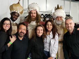 Reyes Magos 2018 Asocmaquilla diseño de maquillaje Madrid